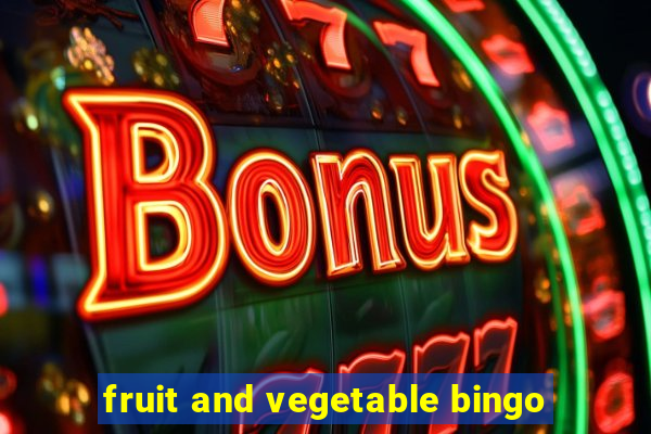 fruit and vegetable bingo