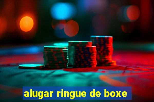 alugar ringue de boxe