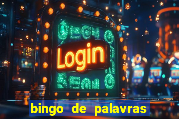 bingo de palavras de natal