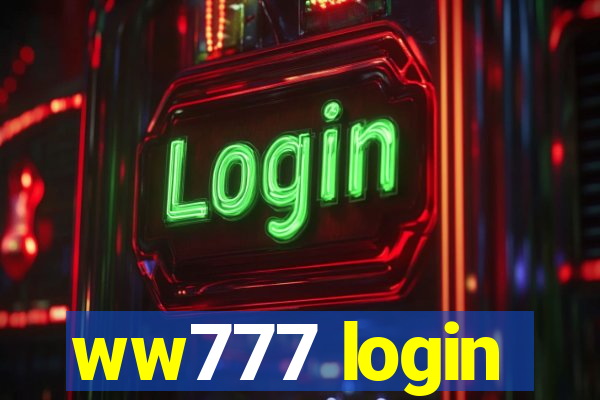 ww777 login