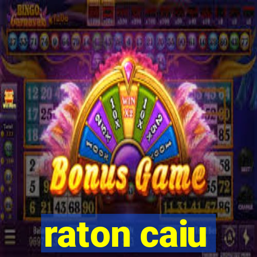 raton caiu