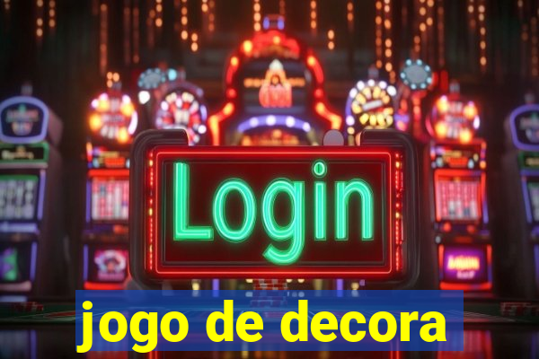 jogo de decora