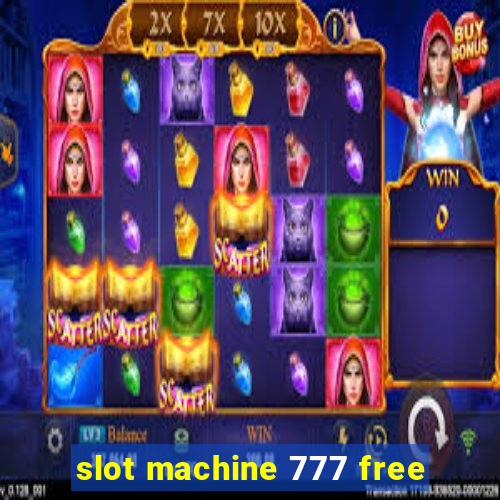 slot machine 777 free