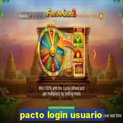 pacto login usuario