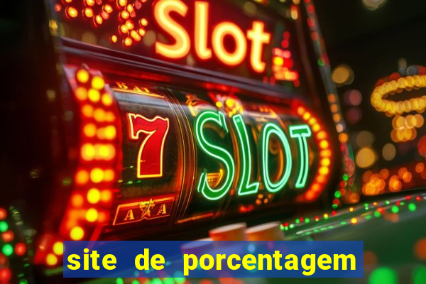 site de porcentagem de slots