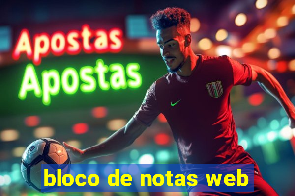 bloco de notas web