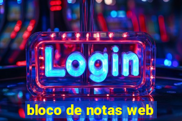 bloco de notas web