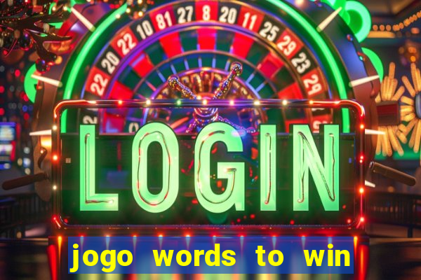 jogo words to win paga mesmo