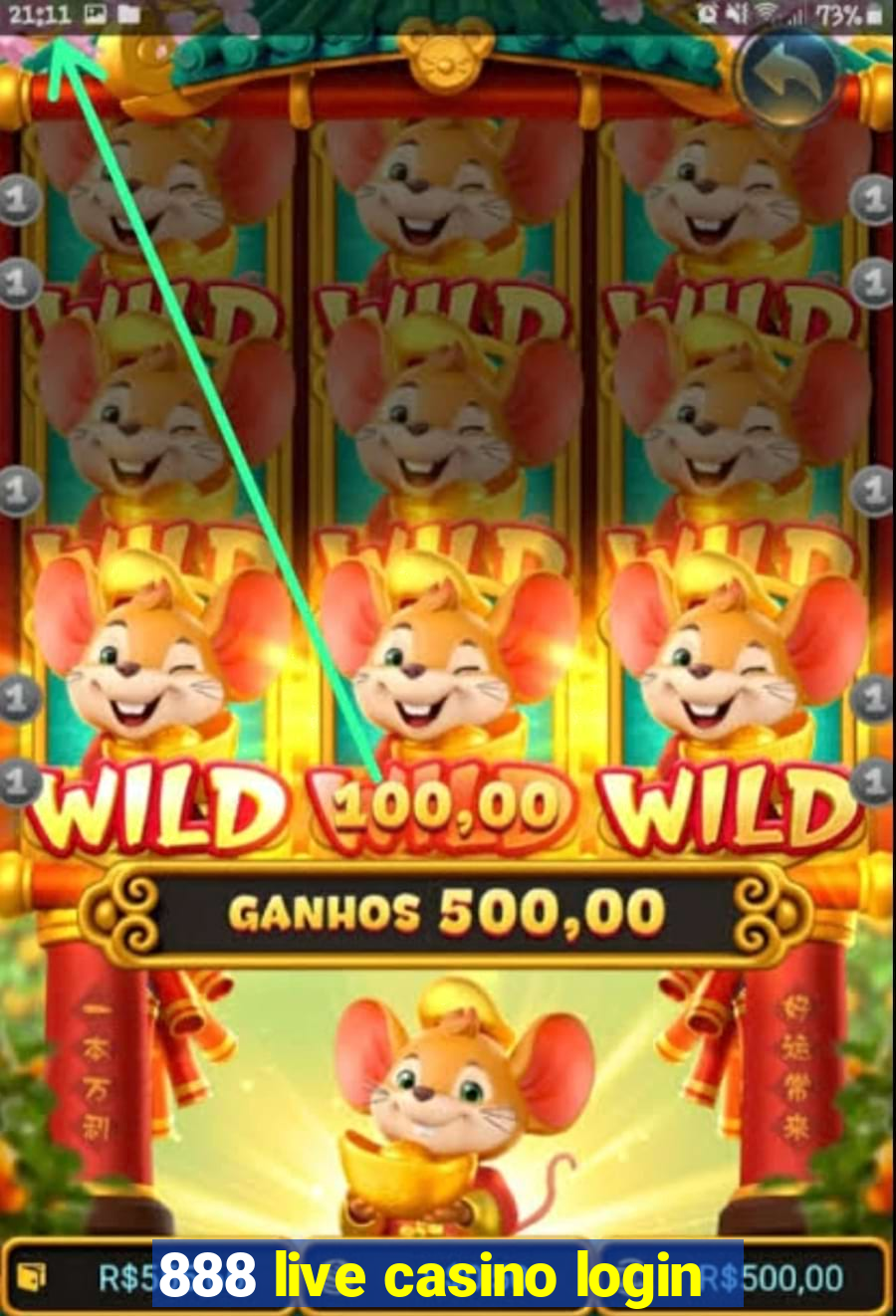 888 live casino login