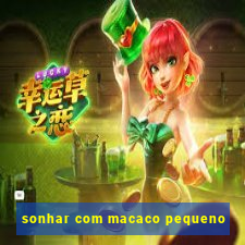 sonhar com macaco pequeno