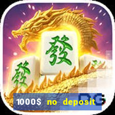 1000$ no deposit bonus casino