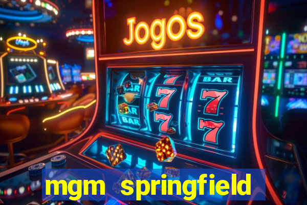 mgm springfield slot payout percentage