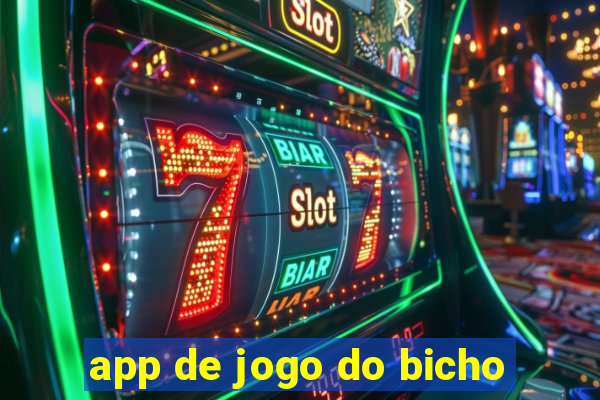 app de jogo do bicho