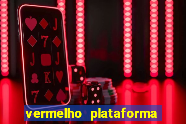 vermelho plataforma de jogos