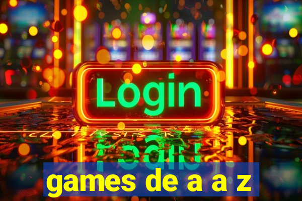 games de a a z