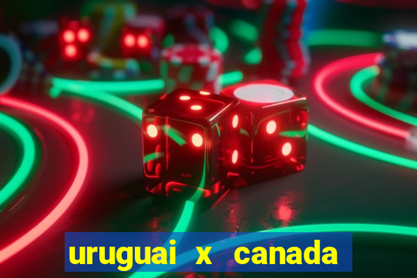 uruguai x canada onde assistir