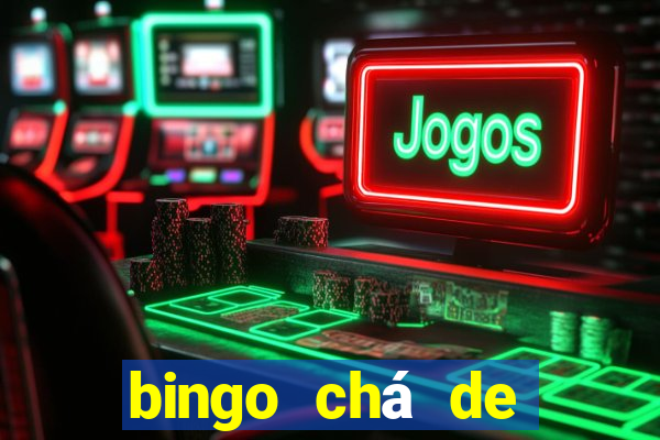 bingo chá de revela??o para imprimir