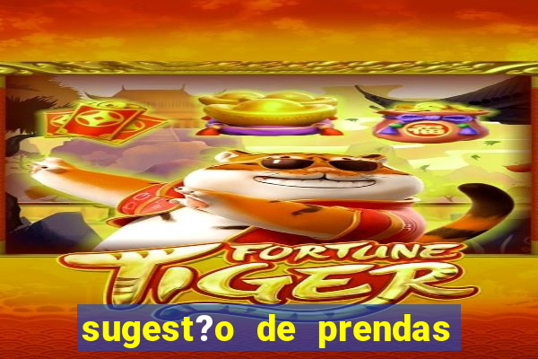 sugest?o de prendas para bingo