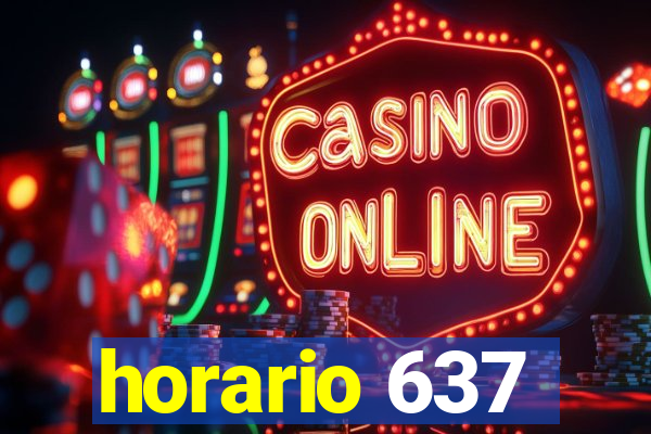 horario 637