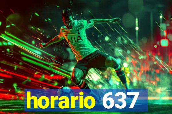 horario 637