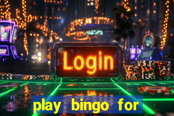 play bingo for money online