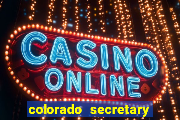 colorado secretary of state bingo