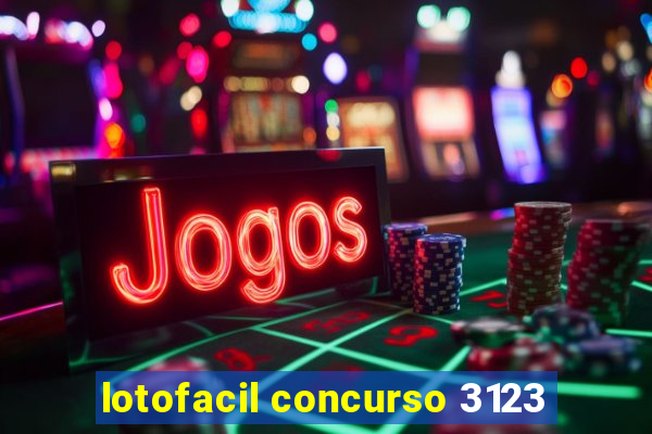 lotofacil concurso 3123