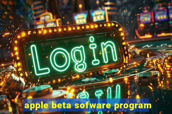 apple beta sofware program