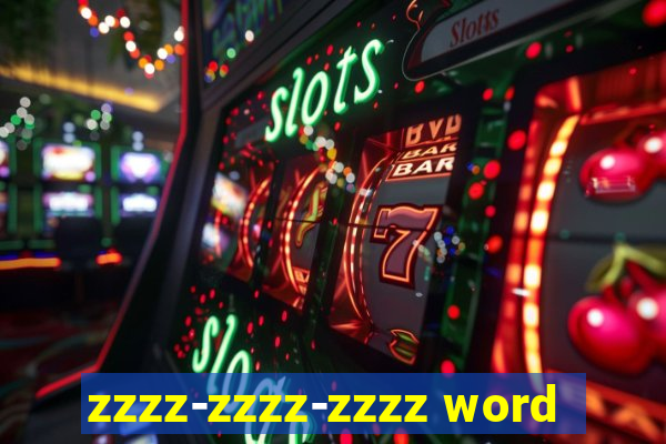 zzzz-zzzz-zzzz word