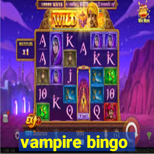 vampire bingo