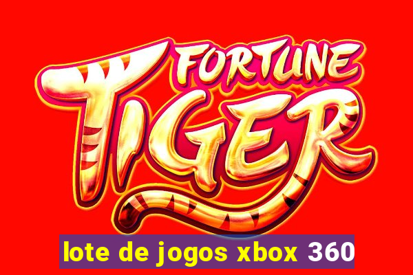 lote de jogos xbox 360