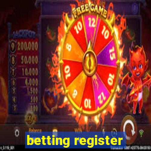 betting register