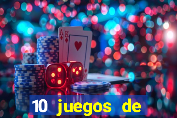 10 juegos de casino nombres