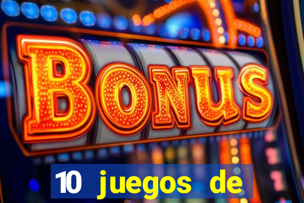 10 juegos de casino nombres