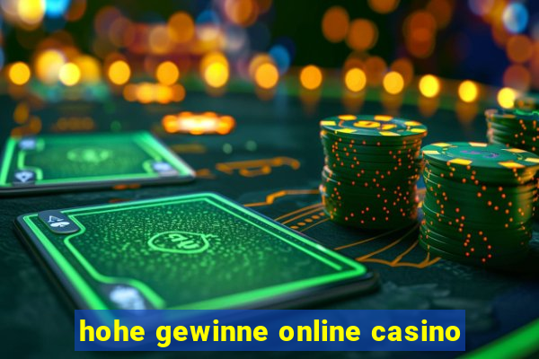 hohe gewinne online casino