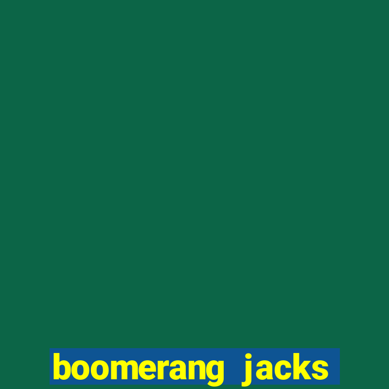 boomerang jacks lost mines slot free play