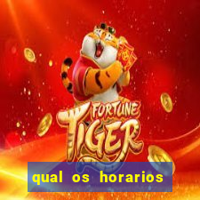 qual os horarios que o fortune tiger paga