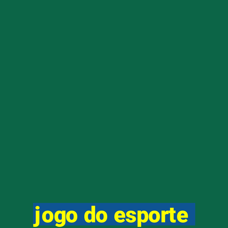 jogo do esporte