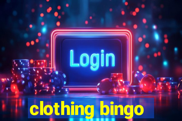 clothing bingo