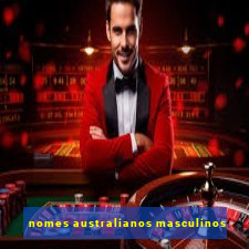 nomes australianos masculinos