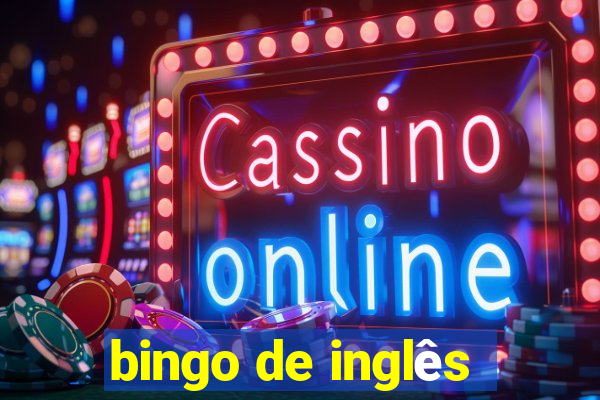 bingo de inglês