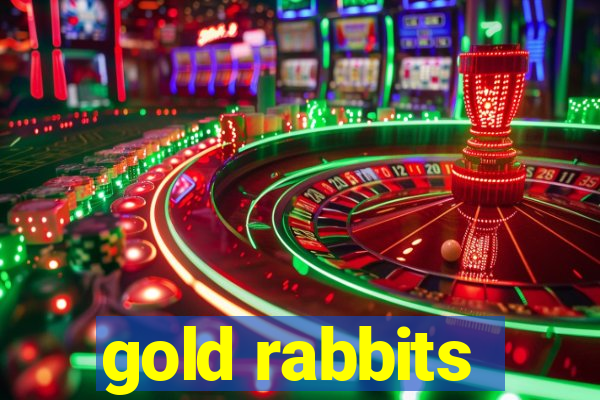 gold rabbits