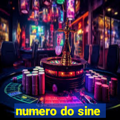 numero do sine