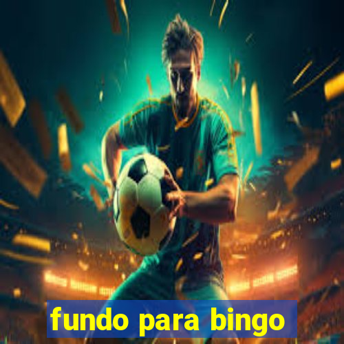 fundo para bingo