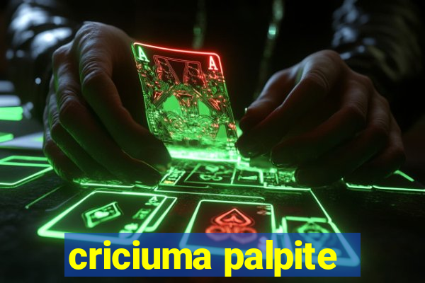 criciuma palpite