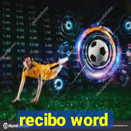 recibo word