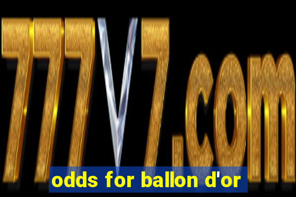 odds for ballon d'or