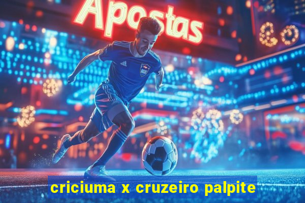 criciuma x cruzeiro palpite