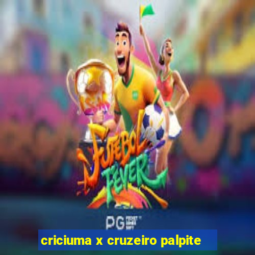 criciuma x cruzeiro palpite