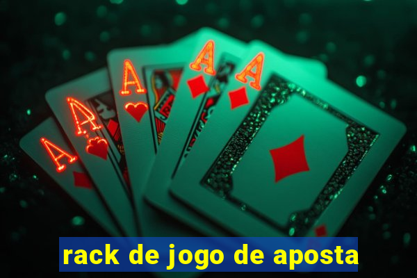 rack de jogo de aposta